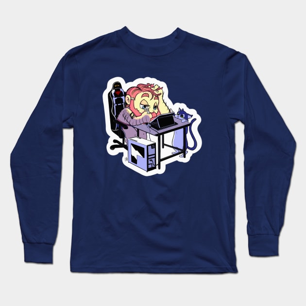 Bad Daddy Long Sleeve T-Shirt by BloodFuryArt